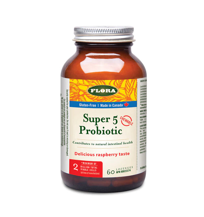 Flora - Super 5 Probiotic, 60 Lozenges