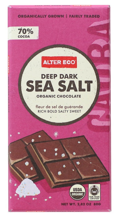 Alter Eco - Sea Salt Chocolate, 80g