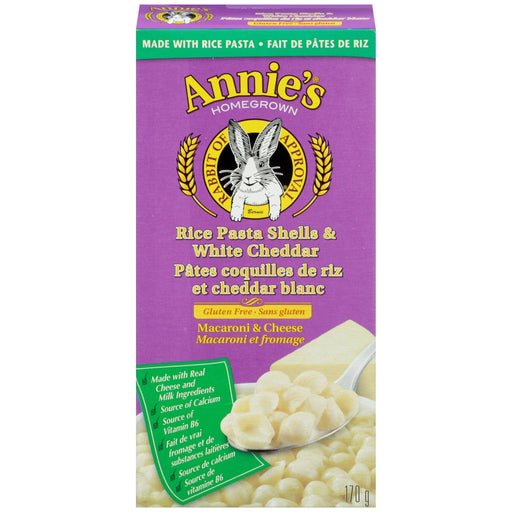 Annie's - Rice Shells & White Cheddar, 170g
