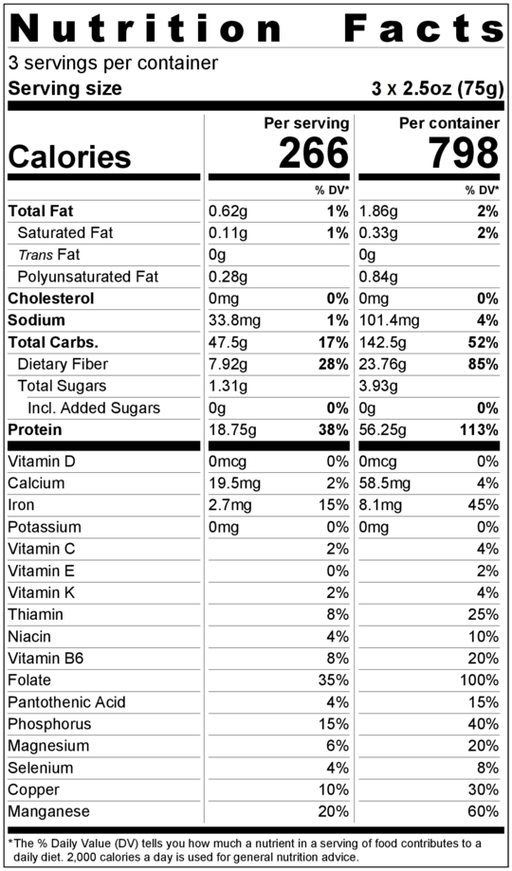 Bentilia - Red Lentil Pasta Penne, 8oz