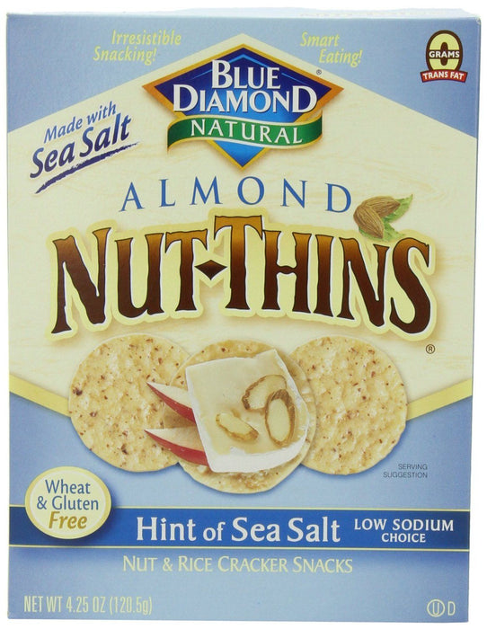 Blue Diamond - Nut-Thins, Sea Salt, 120g