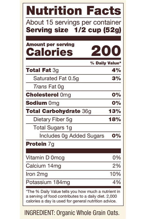 Bob's Red Mill - Org Quick Cooking Oats - Gf, 794g