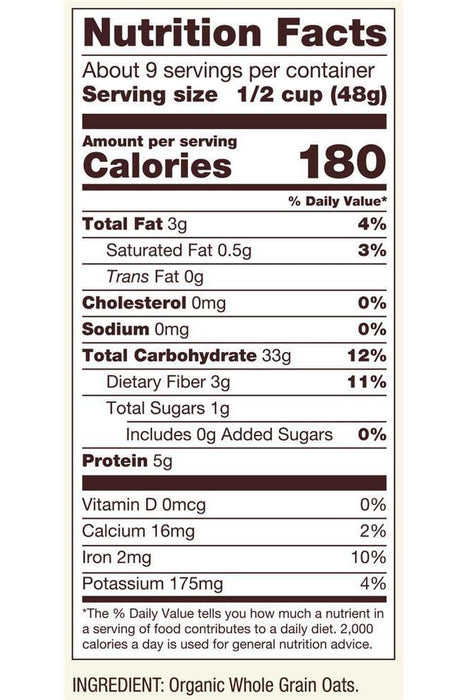 Bob's Red Mill - Organic Old-Fashioned Rolled Oats, 907g