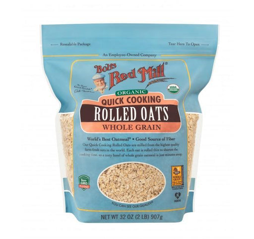 Bob's Red Mill - Organic Quick Cooking Rolled Oats, 907g