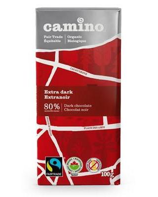 Camino - Extra Dark Chocolate Bar, 100g