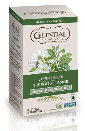 Celestial Seasonings - Organic Jasmine Green Tea, 18 TEA BAGS