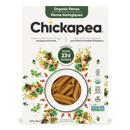 Chickapea Pasta - Organic Pasta Penne, 227g