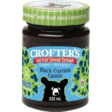 Crofter's Food Ltd. - Org Just Fruit Blk Crnt Spread - 235ml