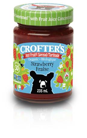 Crofter's Food Ltd. Org Just Fruit Strawberry Spread 235ml