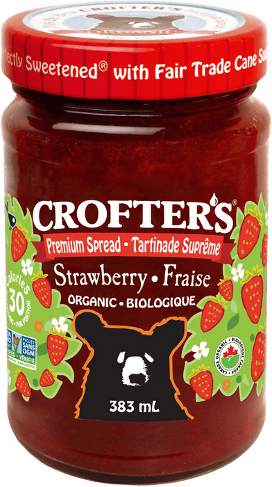 Crofter's Food Ltd. - Organic Strawberry Spread, 383ml