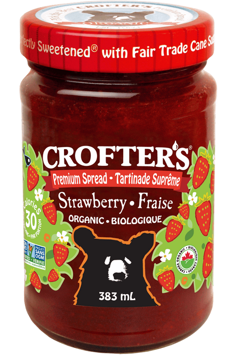 Crofter's Food Ltd. - Organic Strawberry Spread, 383ml