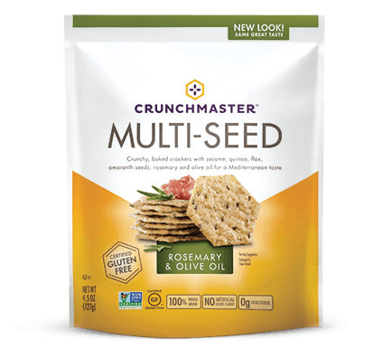 Crunchmaster - Rosemary & Olive Oil Multi-Seed Cracker, 128g