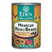 Eden - Org Mexican Rice & Black Beans - 398ml