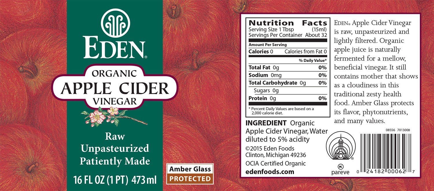 Eden - Organic Apple Cider Vinegar, 473ml