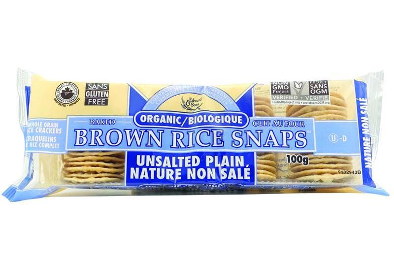Edward & Sons - Organic Unsalted Plain Brown Rice, 100g