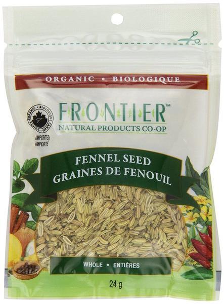 Frontier Co-Op - Organic Whole Fennel Seed, 24g