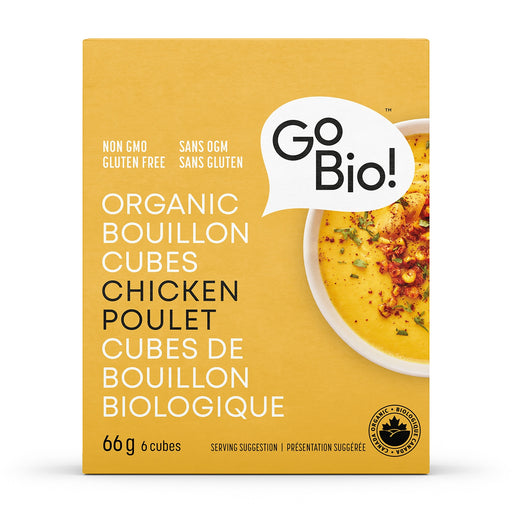 GoBio - Organic Chicken Bouillon Cubes, 66g