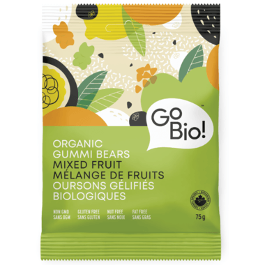 GoBio - Organic Fruit Gummi Bears, 75g