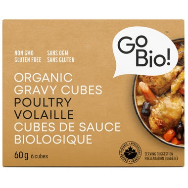 GoBio - Organic Gravy Cubes - Poultry Gravy, 60g