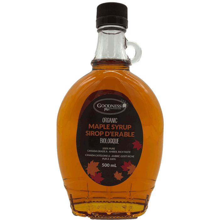 Goodness Me! - Organic Maple Syrup, Grade A Amber, 500ml