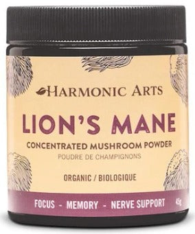 Harmonic Arts - Concentrated Mushroom Powder, Lion's Mane, 45g