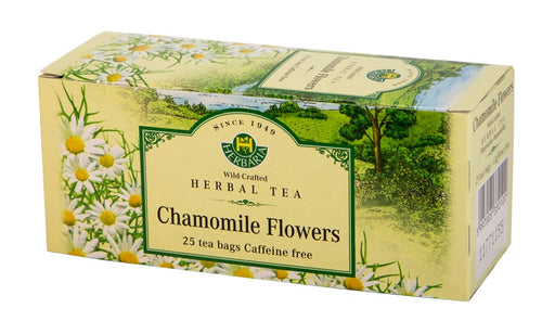 Herbaria - Chamomile Flowers Tea, 25 TEA BAGS