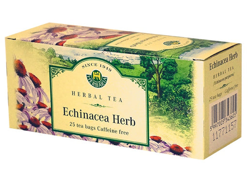 Herbaria - Echinacea Herb Tea, 25 TEA BAGS