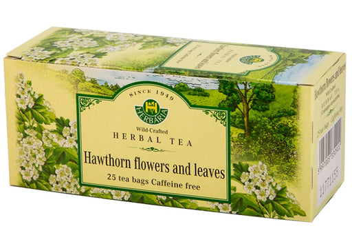 Herbaria - Hawthorn Flowers & Leaves Tea, 25 TEA BAGS