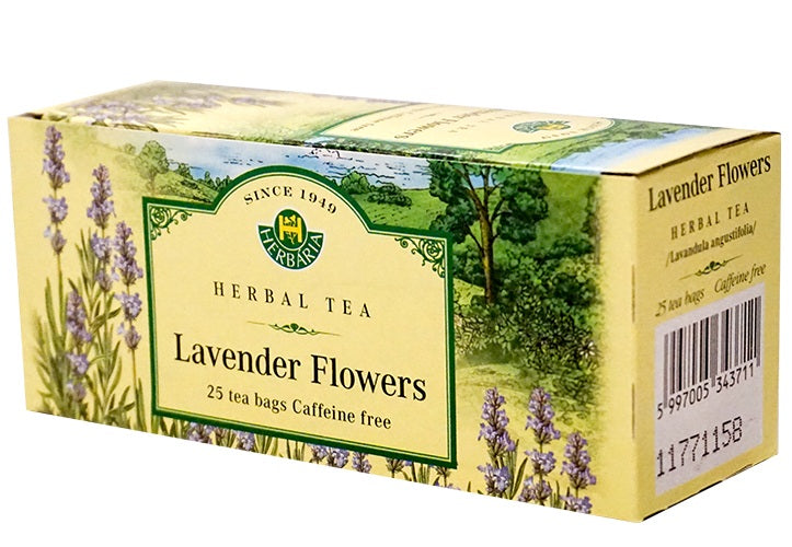 Herbaria - Lavender Flowers Tea, 25 TEA BAGS