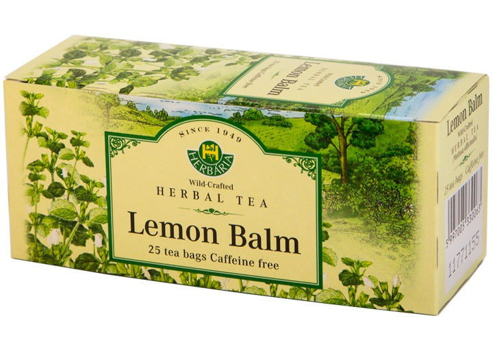 Herbaria - Lemon Balm Tea, 25 TEA BAGS
