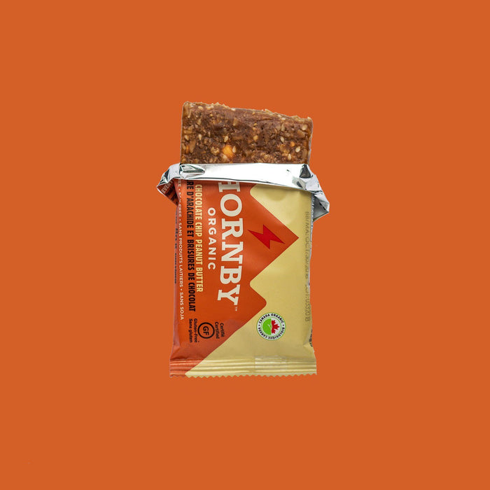 Hornby Organics - Organic Chocolate Chip Peanut Butter Energy Bar, 80g