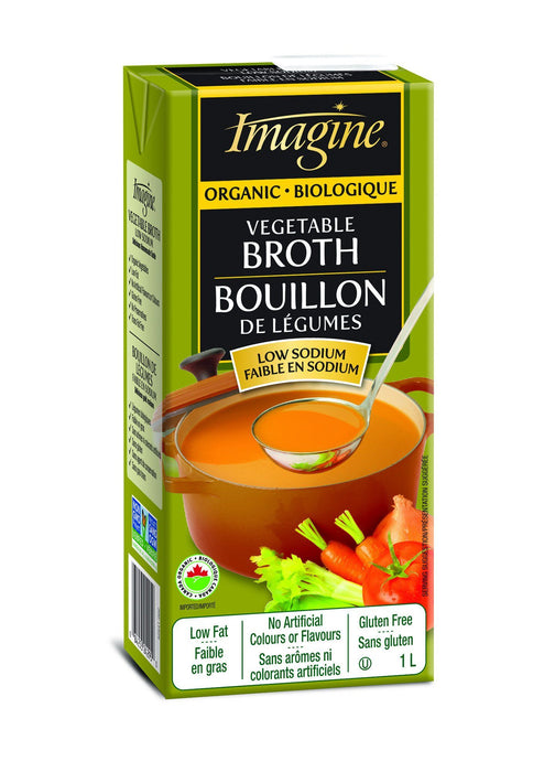 Imagine Foods - Organic Low Sodium Vegetable Broth, 1L