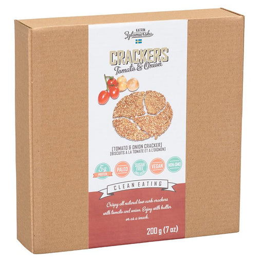 KZ Clean Eating - Tomato & Onion Crackers, 200g