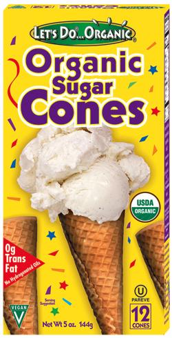 Let's Do... Organic - Organic Sugar Cones - 144g