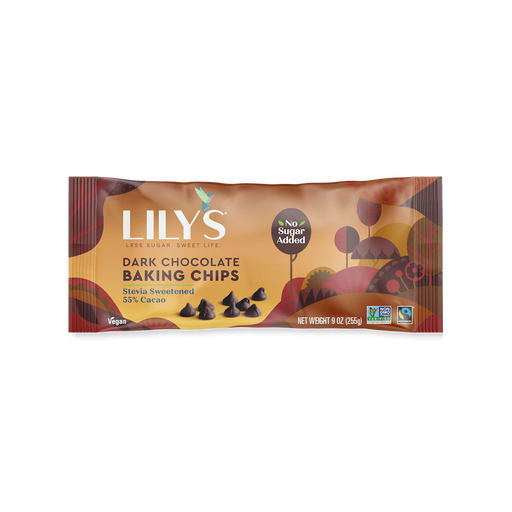 Lily's Sweets - Dark Chocolaty Baking Chips, 255g