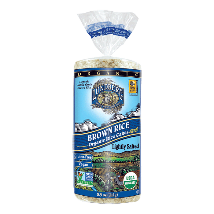 Lundberg Family Farms - Brown Rice Cakes - Salted, 241g