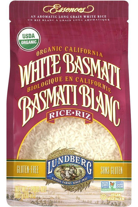 Lundberg Family Farms - Organic White Basmati Rice, 907g