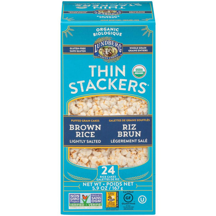 Lundberg Family Farms - Thinstackers - Lightly Salted - 167g