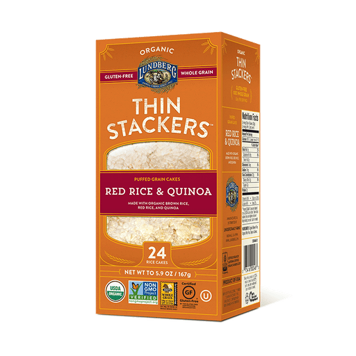 Lundberg Family Farms - Thinstackers - Red Rice & Quinoa -167g