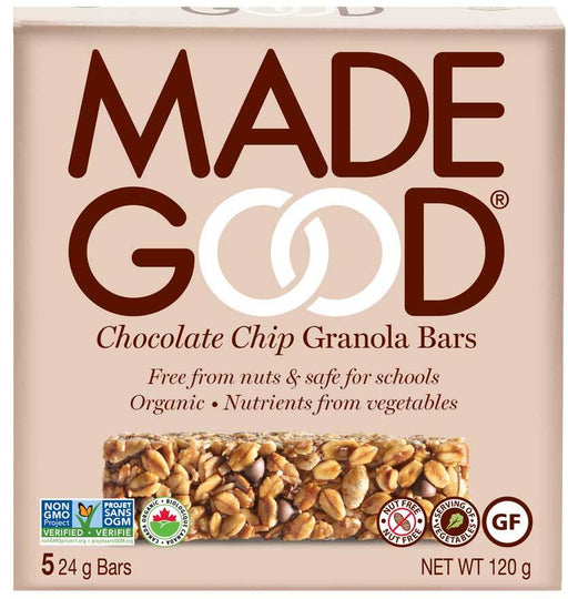 Made Good - Chocolate Chip Granola Bars- 5x24g
