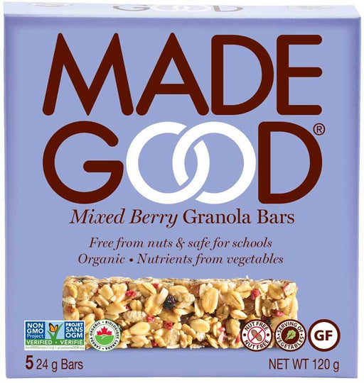 Made Good - Mixed Berry Granola Bar, 5 x 24g