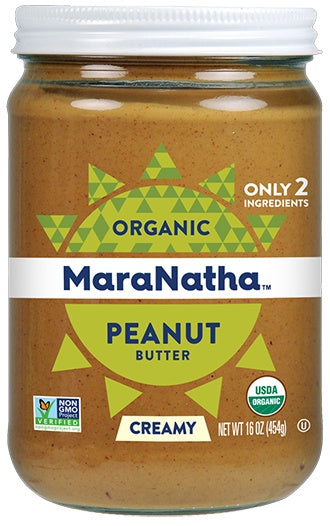 MaraNatha - Organic Creamy Peanut Butter - With Salt, 500g