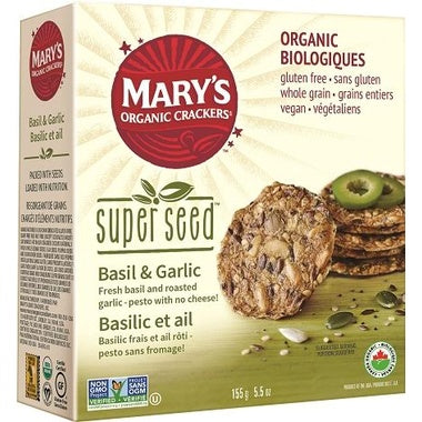 Mary's Organic - Super Seed - Basil & Garlic, 155G