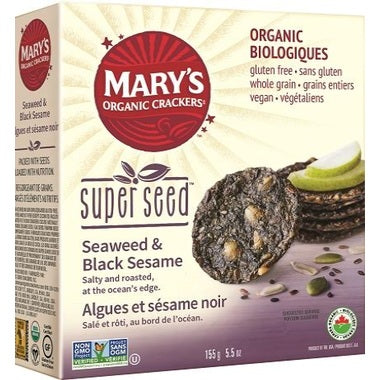 Mary's Organic - Super Seed - Seaweed&black Sesame, 155G