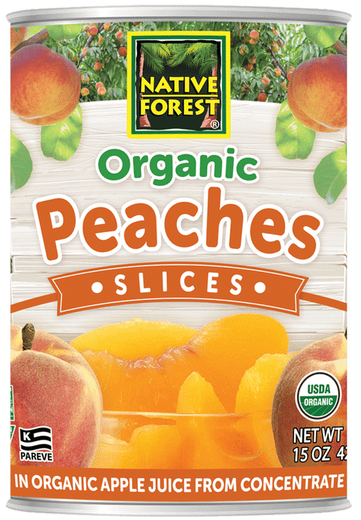 Native Forest - organic Sliced Peaches, 398ml