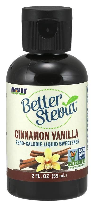 NOW Better Stevia Cinnamon Vanilla 59ml