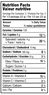 nud fud - Cheezy Crackers, 66g