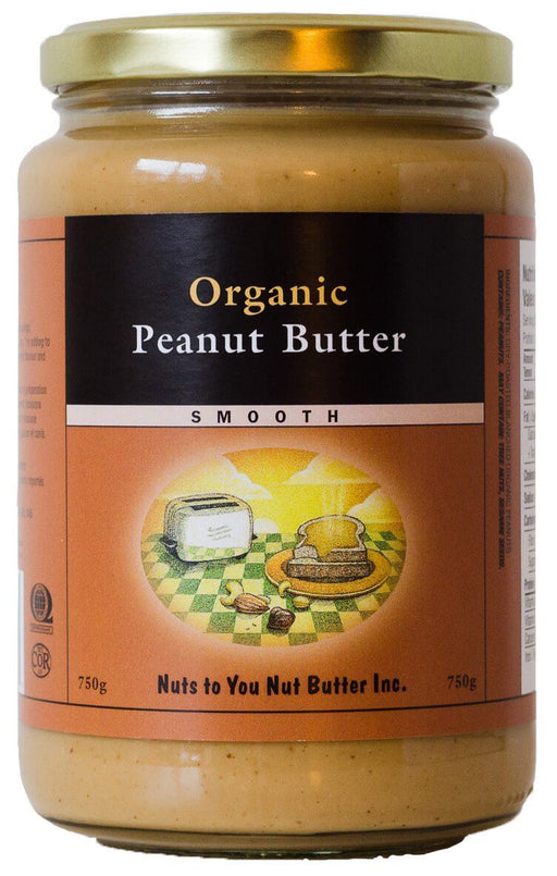 Nuts To You Nut Butter Inc. - Organic Peanut Butter Smooth, 750g