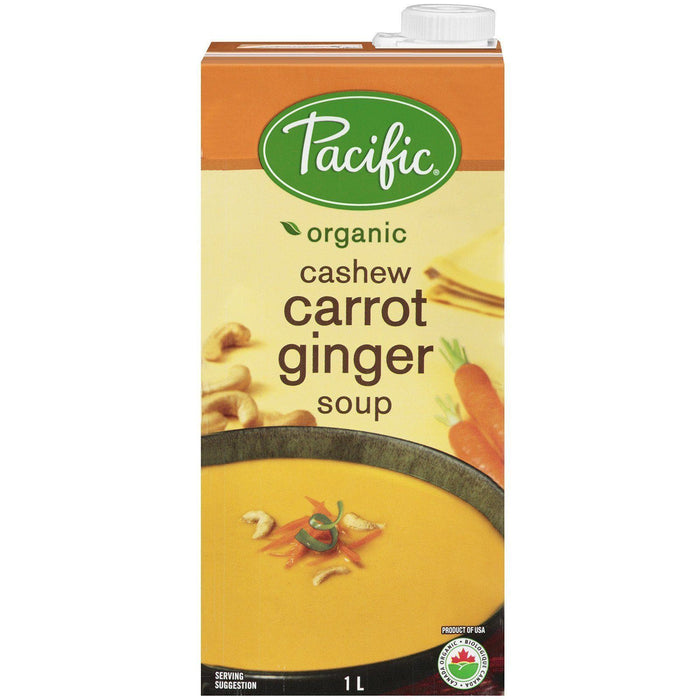 Pacific - Organic Cashew Carrot Ginger Soup, 1L