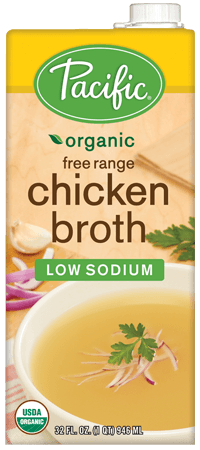 Pacific - Organic Low Sodium Free Range Chicken Broth, 946ml